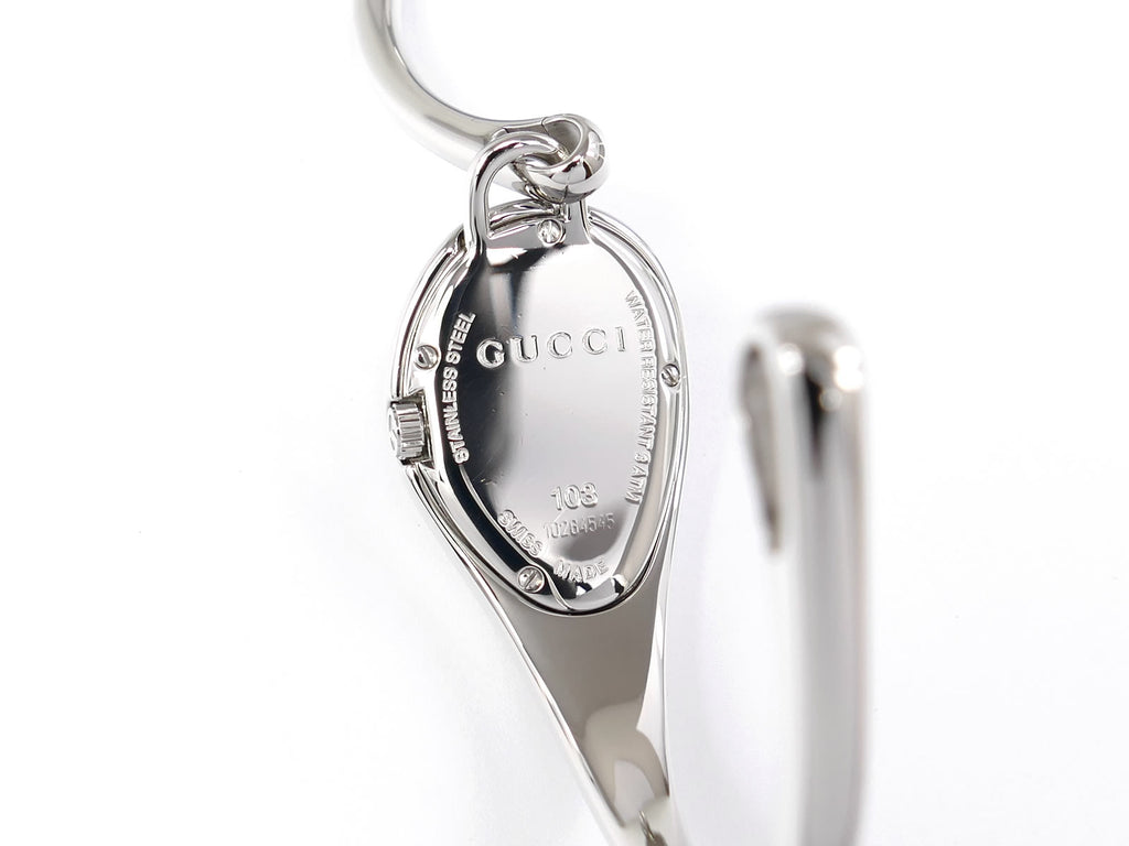 Gucci Horsebit 103 Stainless Steel case back