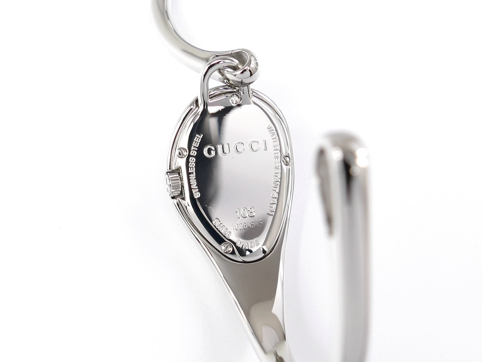 Gucci Horsebit 103 Stainless Steel case back