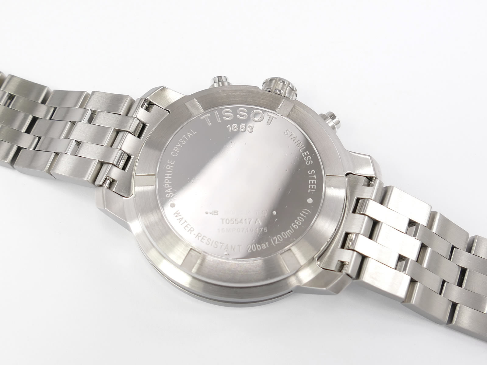 Tissot T-Sport PRC200 stainless steel screw down case back