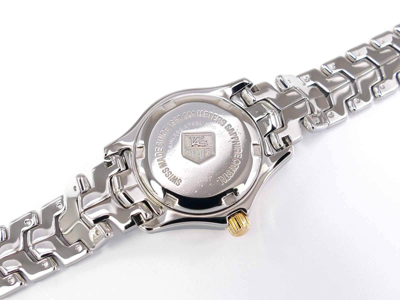 TAG Heuer Link WJF1352 stainless steel screw down case back