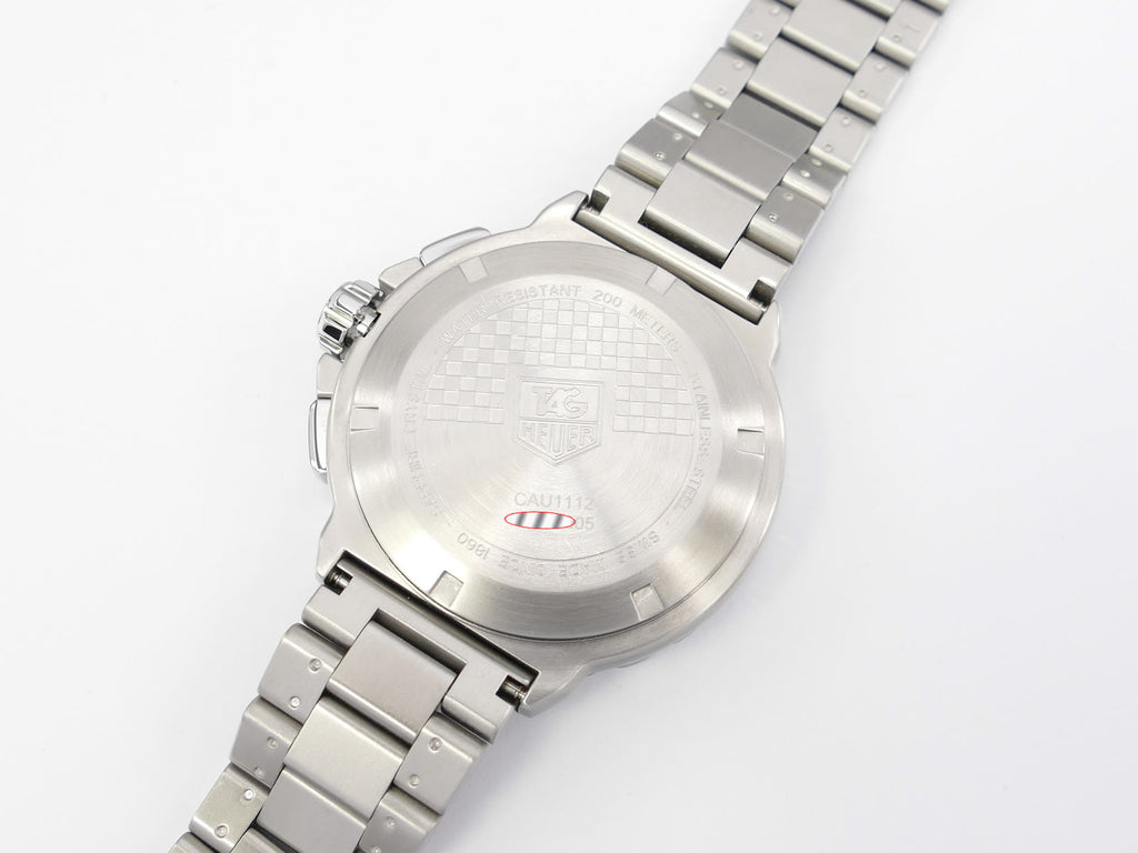 TAG Heuer Formula 1 CAU1112 stainless steel screw down case back