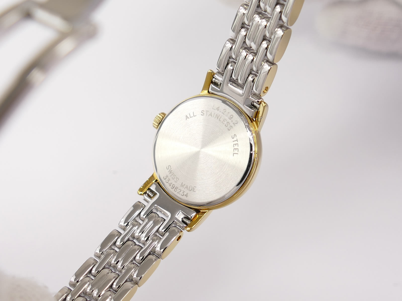 Longines Présence L4.219.2 stainless steel case back