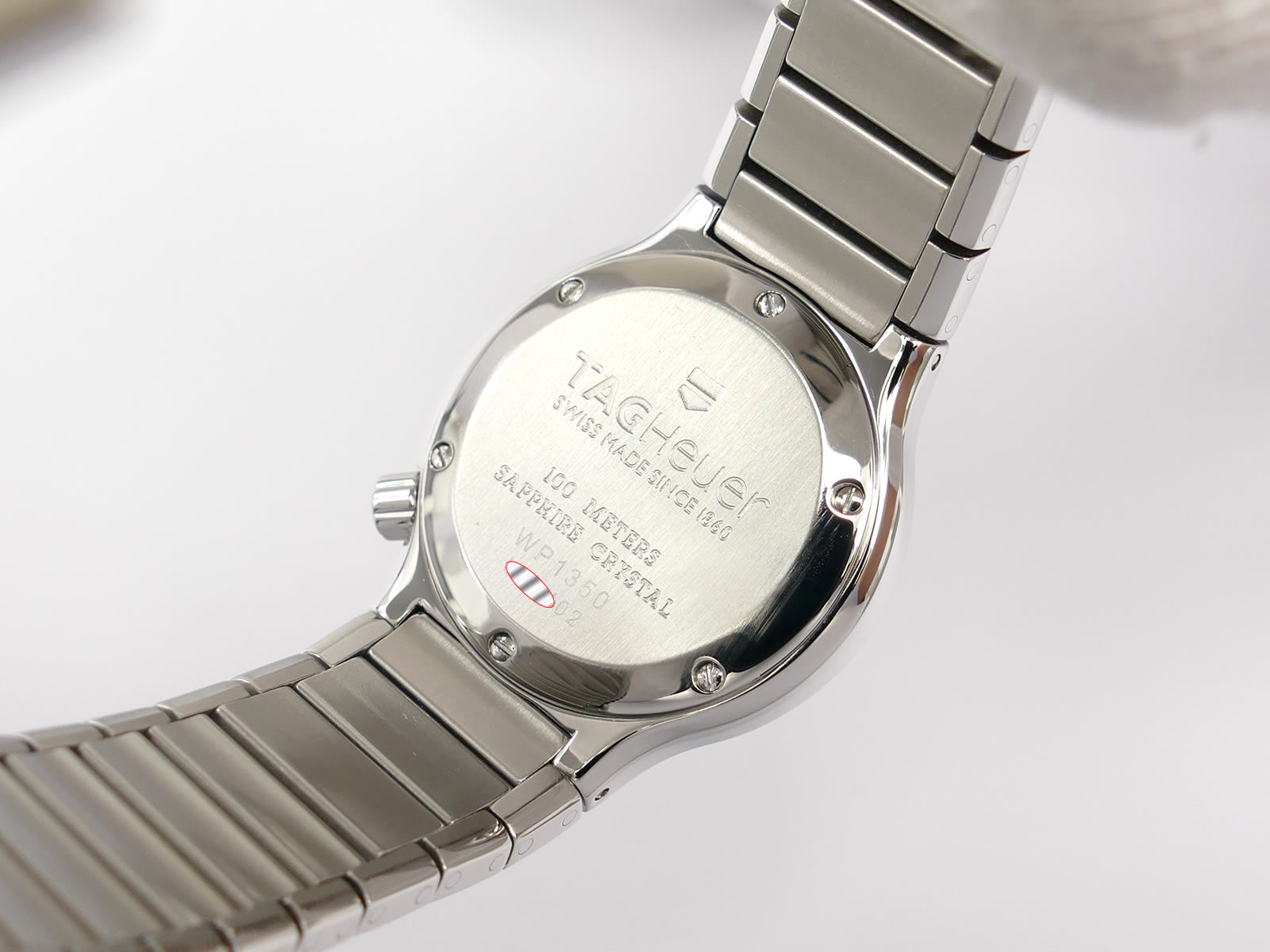 TAG Heuer Alter Ego WP1350 stainless steel case back
