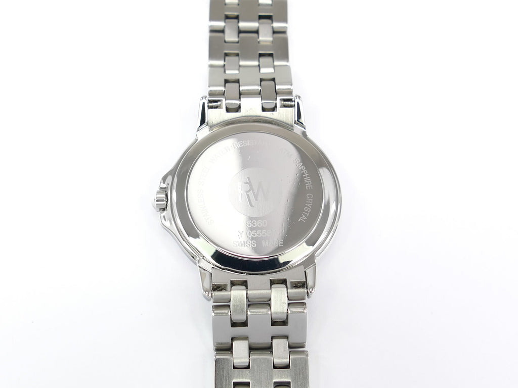 Raymond Weil Tango 5360 stainless steel case back