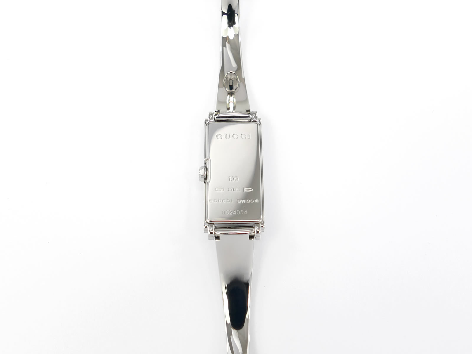 Gucci G-Line 109 Stainless Steel case back