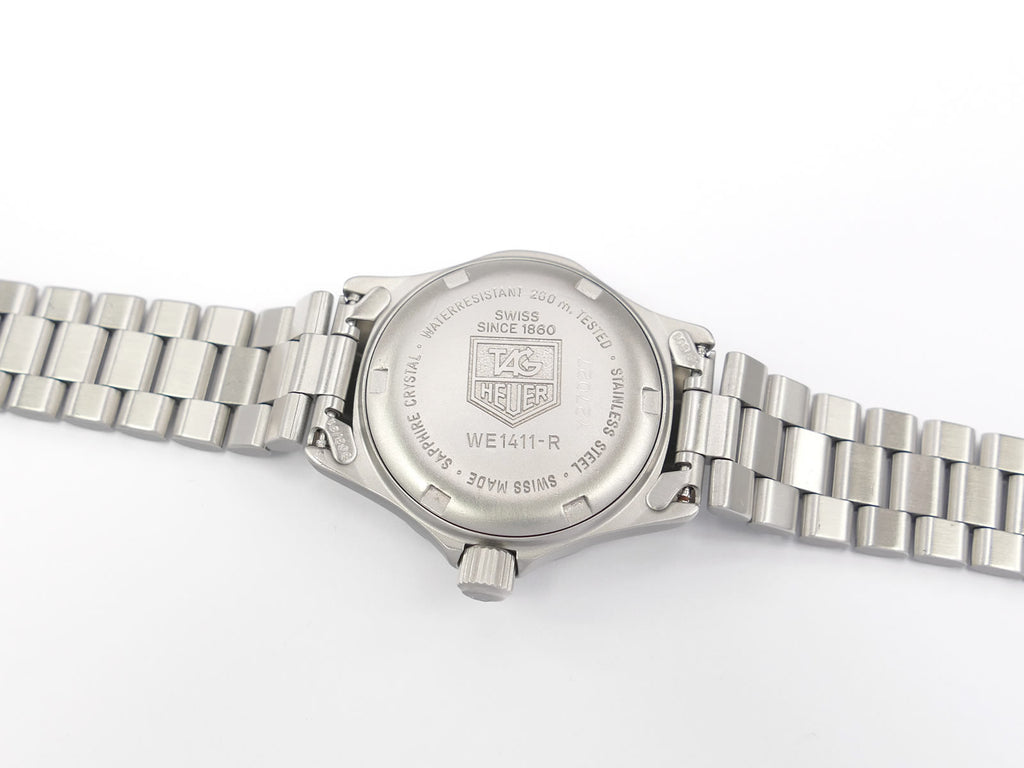 TAG Heuer 2000 WE1411-R stainless steel screw down case back