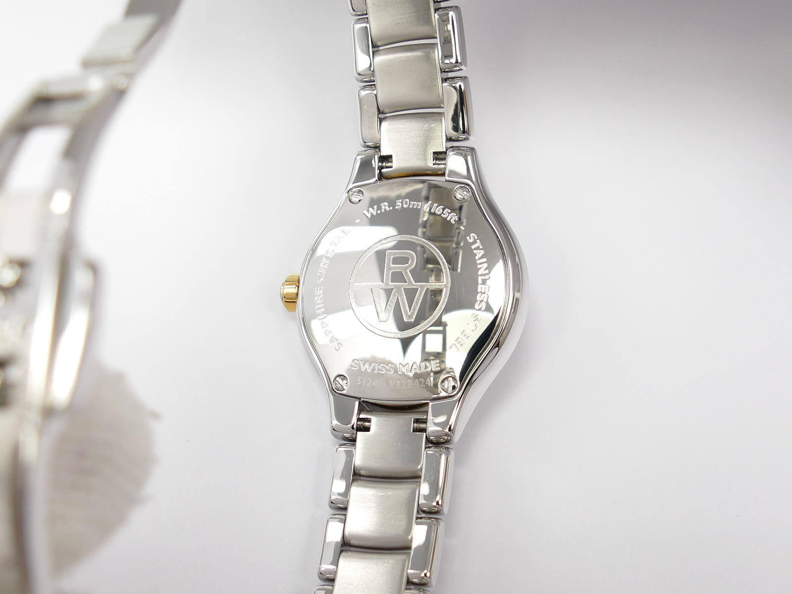 Raymond Weil Noemia 5124 stainless steel case back