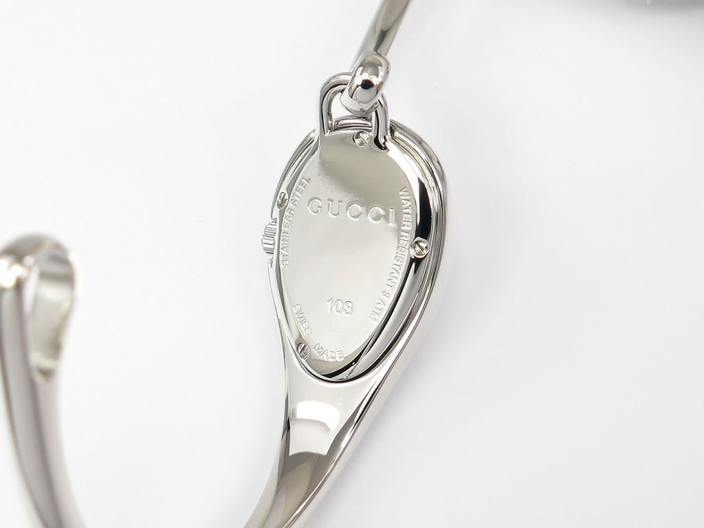 Gucci Horsebit 103 Stainless Steel case back
