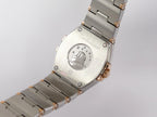 Omega Constellation 123.20.24.60.55.003 stainless steel observatory case back