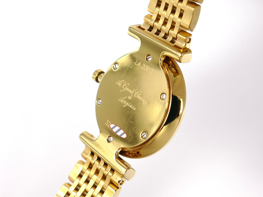 Longines La Grande Classique L4.209.2 Gold PVD case back