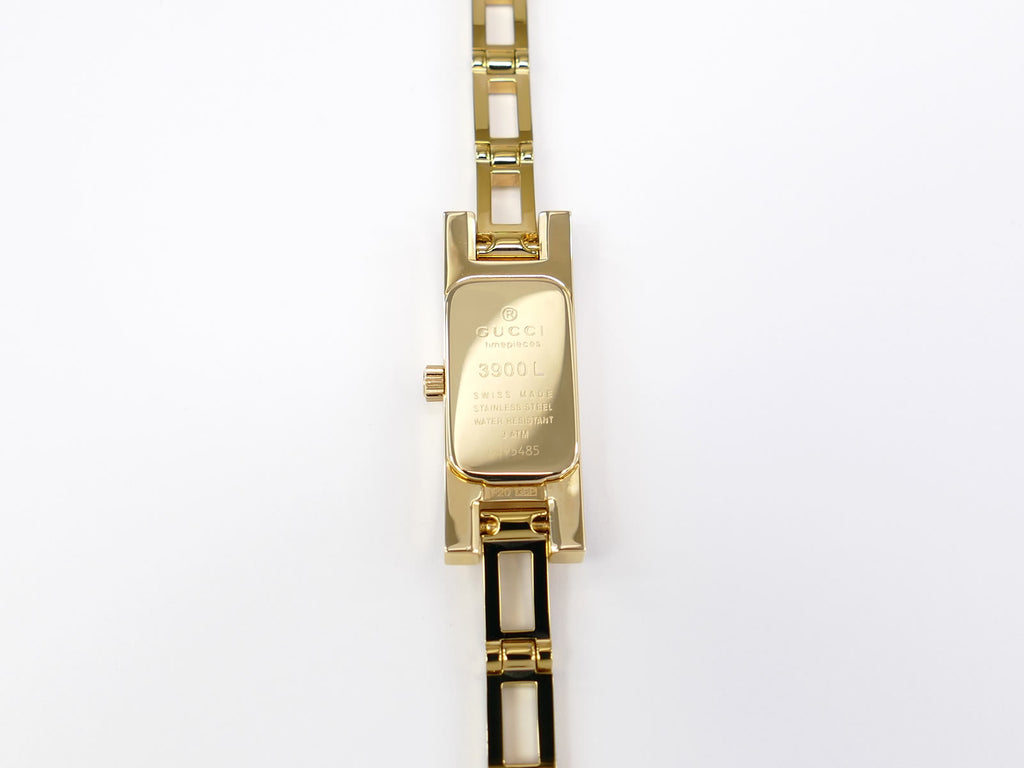 Gucci 3900L 18k Gold Plated case back