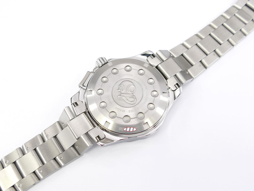 TAG Heuer Aquaracer Alarm WAF111Z.BA0801 screw down case back