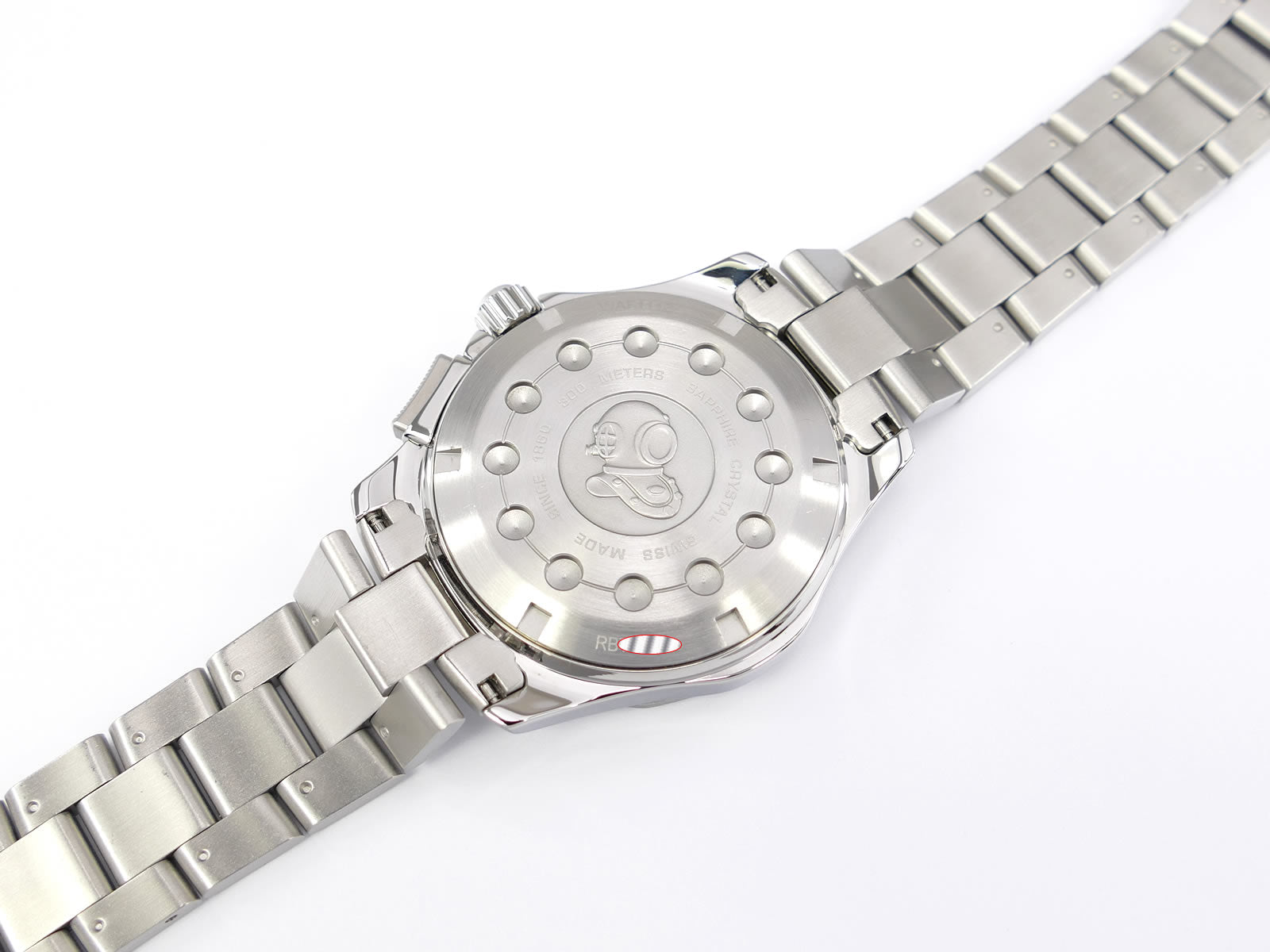 TAG Heuer Aquaracer Alarm WAF111Z.BA0801 screw down case back