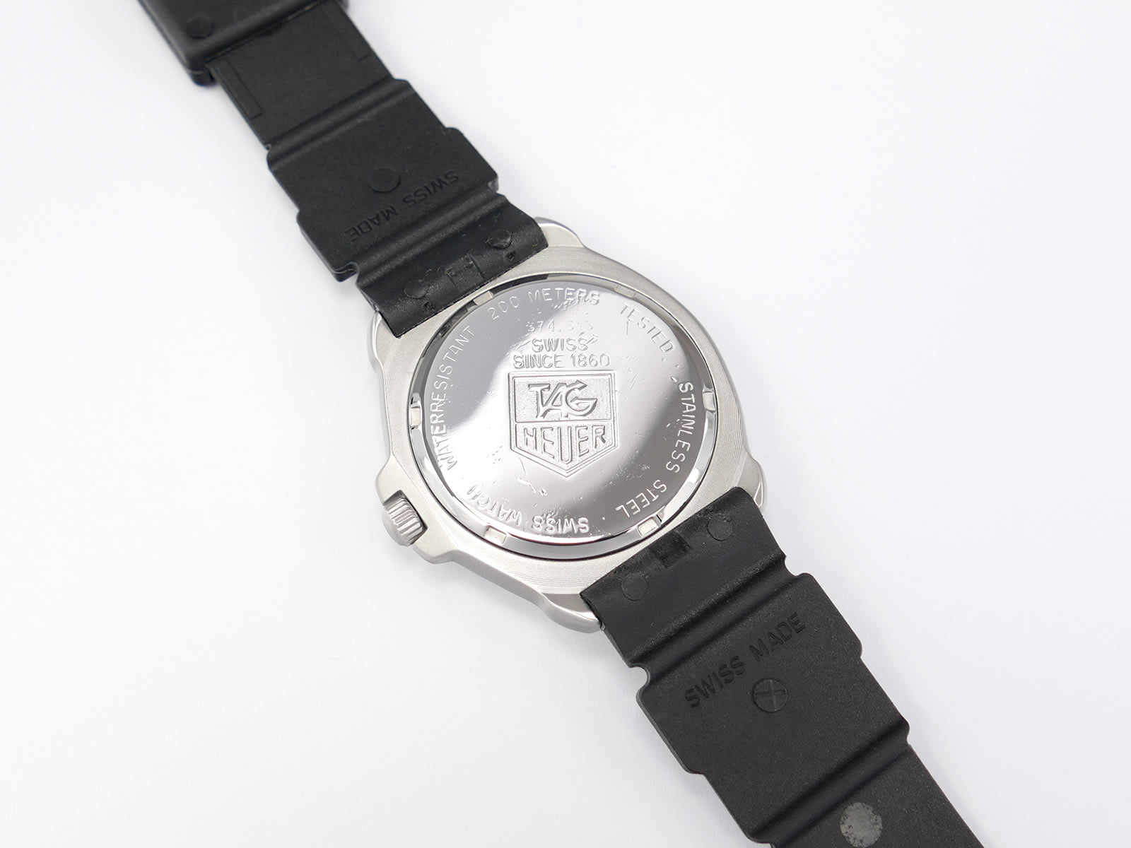 TAG Heuer Formula 1 374.513 stainless steel screw down case back