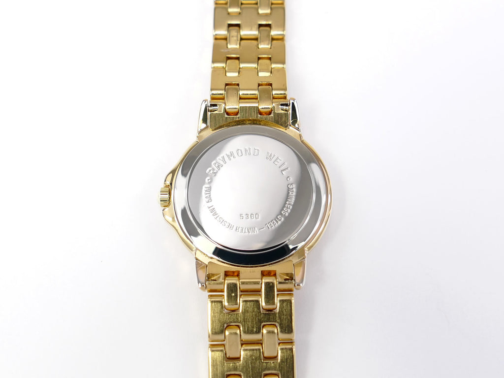 Raymond Weil Tango 5360 stainless steel case back