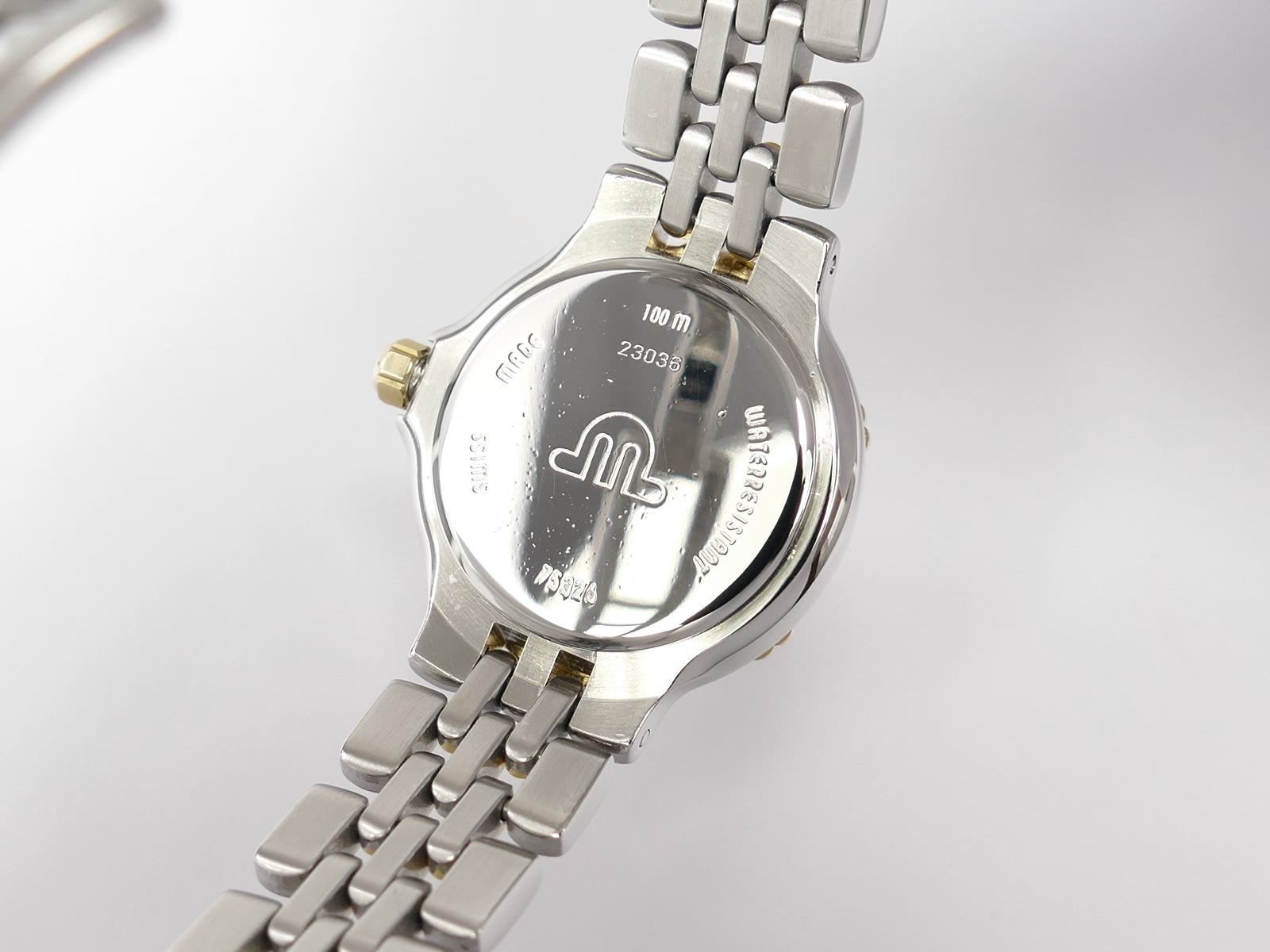 Maurice Lacroix Calypso Stainless Steel case back