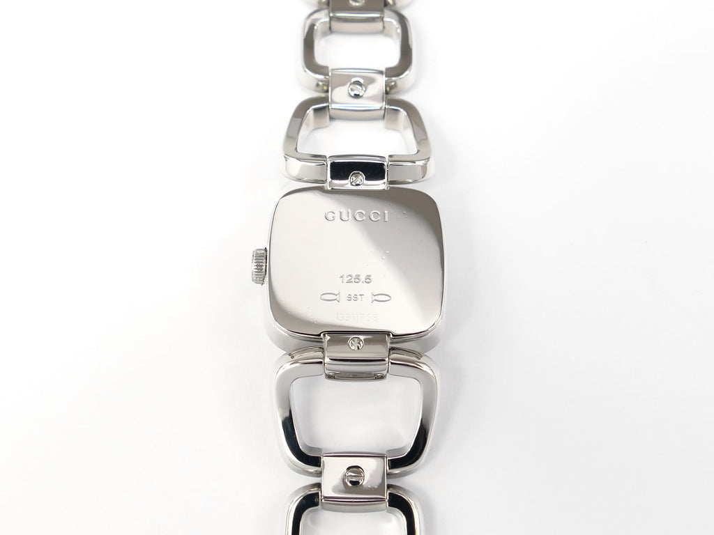 Gucci G 125.5 Stainless Steel case back