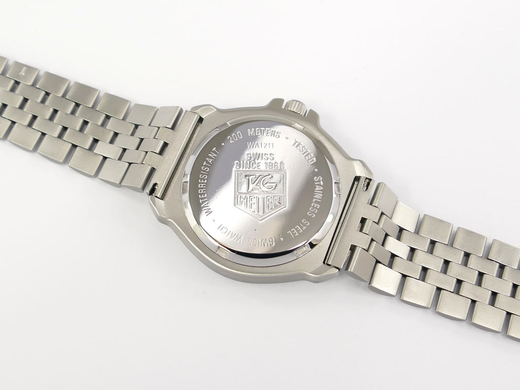 TAG Heuer Formula 1 WA1211 stainless steel screw down case back