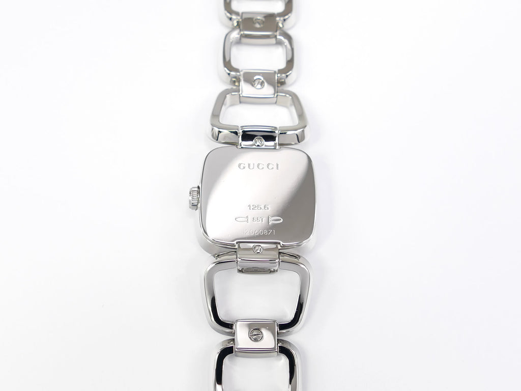 Gucci G 125.5 Stainless Steel case back