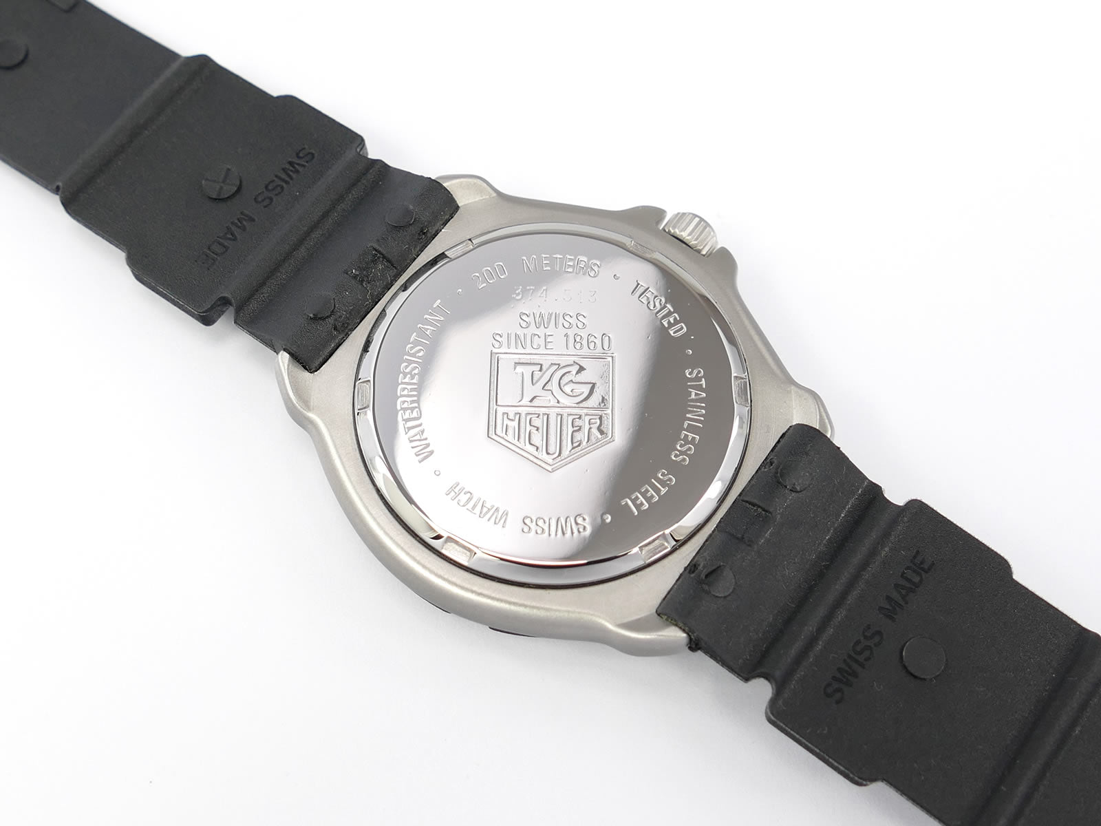TAG Heuer Formula 1 374.513 screw down stainless steel case back