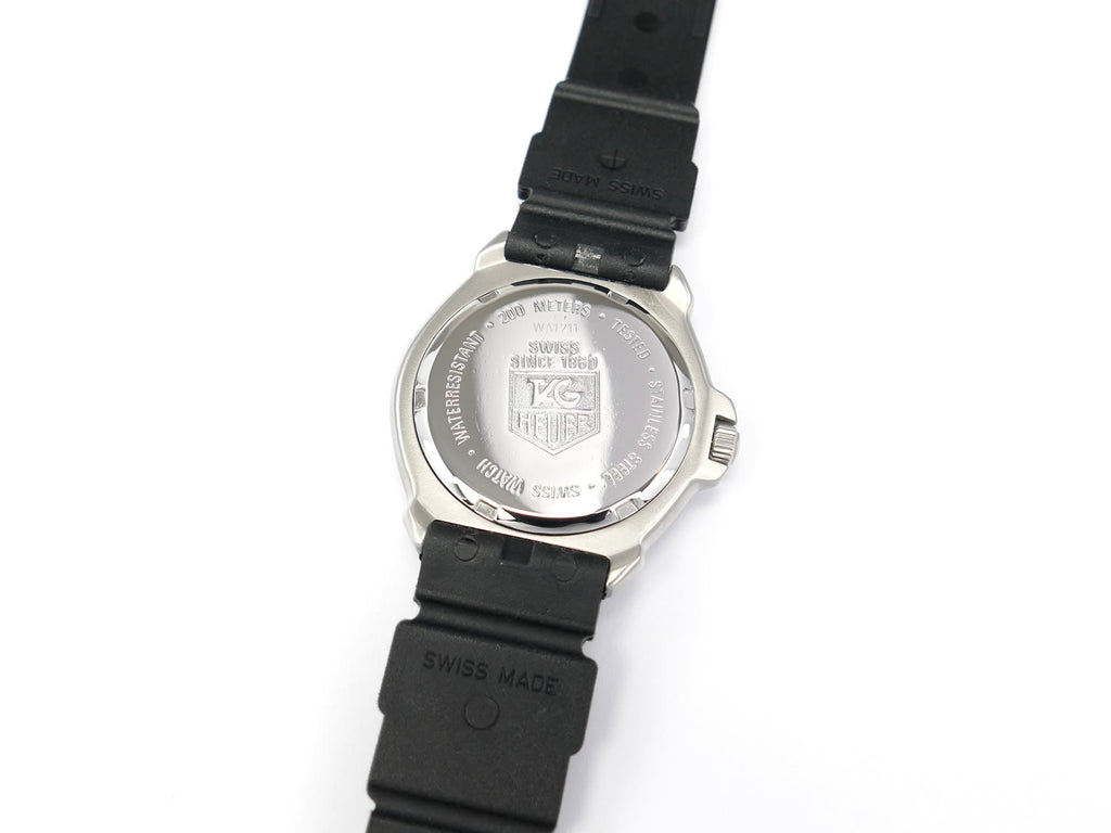 TAG Heuer Formula 1 WA1211 stainless steel screw down case back