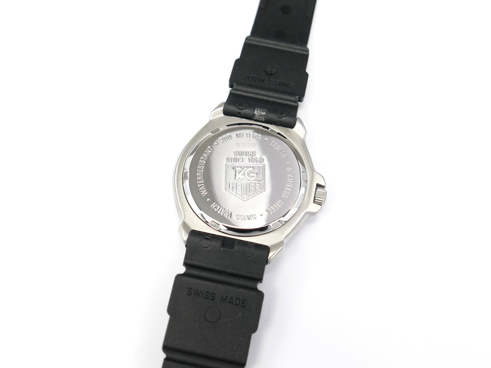 TAG Heuer Formula 1 WA1211 stainless steel screw down case back