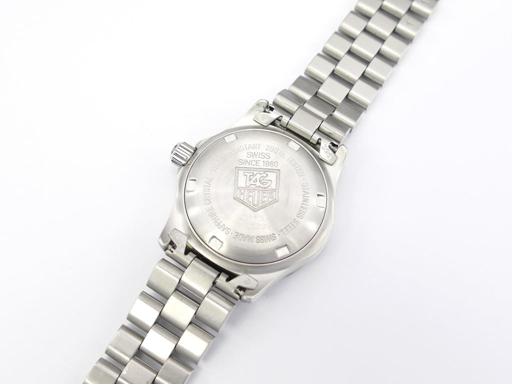 TAG Heuer 2000 Sport WM1311 screw down stainless steel case back