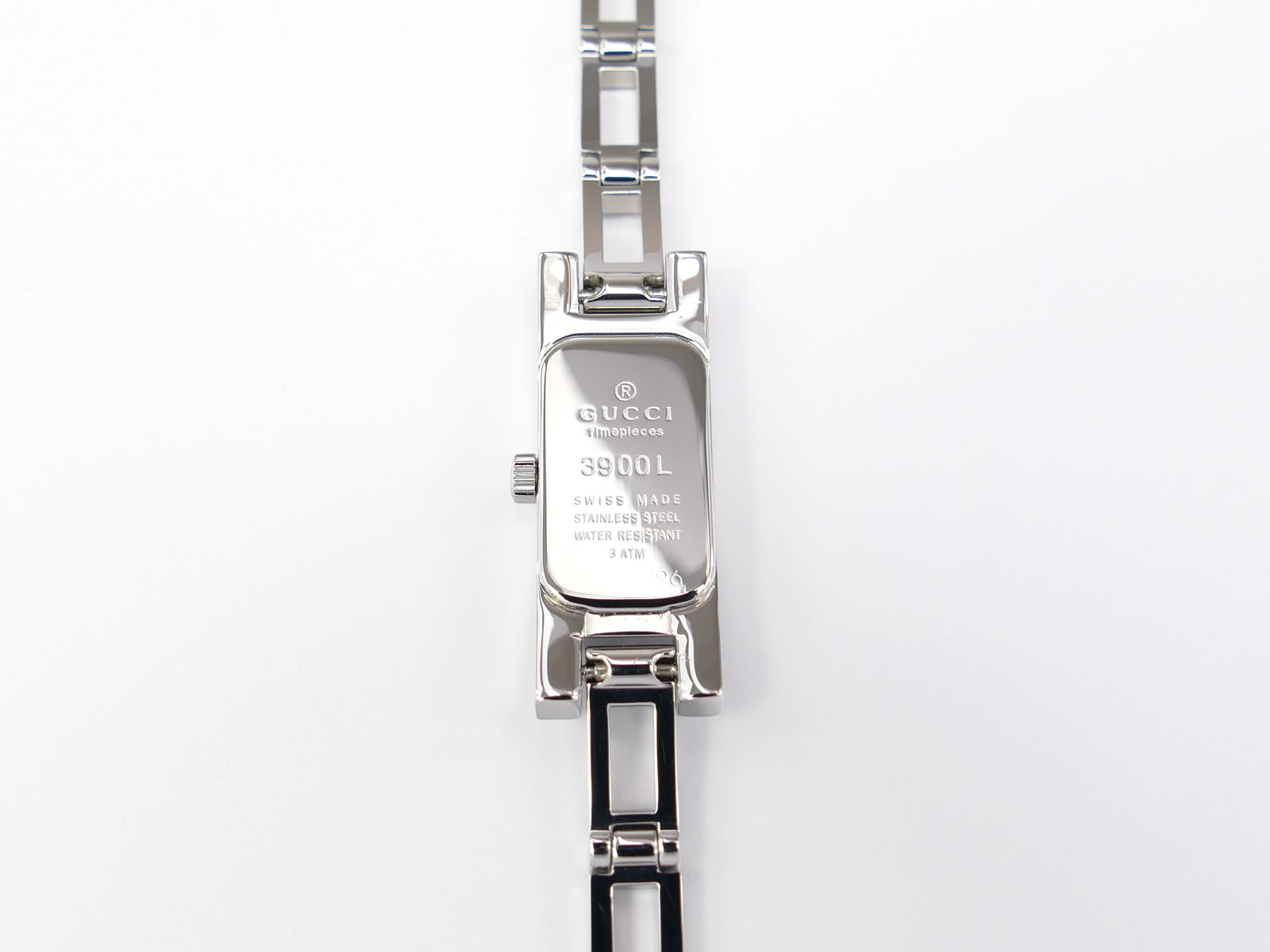Gucci 3900L Stainless Steel case back