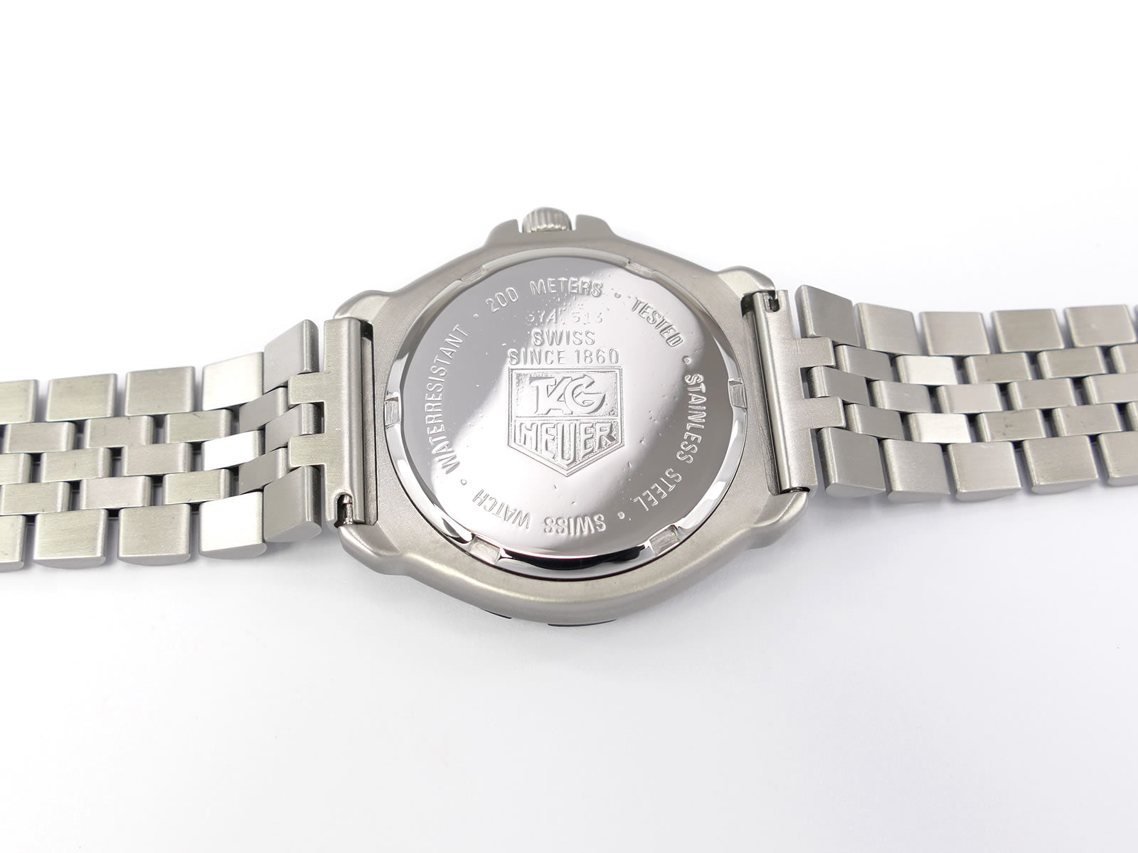 TAG Heuer Formula 1 374.513 stainless steel screw down case back