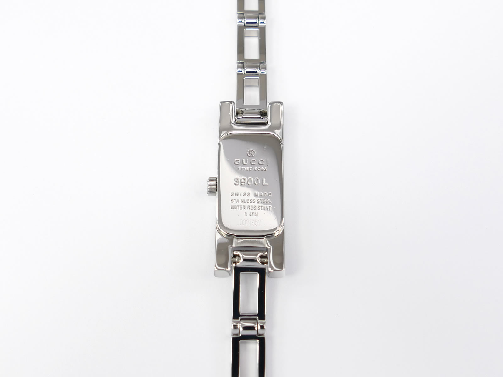 Gucci 3900L Stainless Steel case back