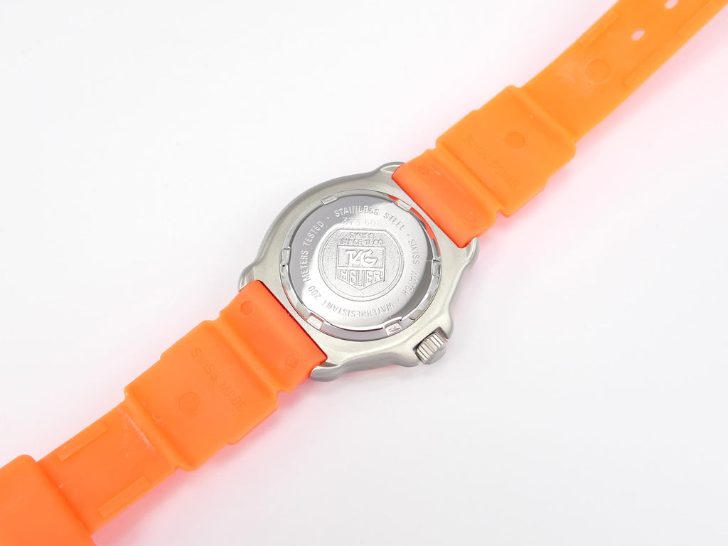 TAG Heuer Formula 1 373.508 stainless steel screw down case back