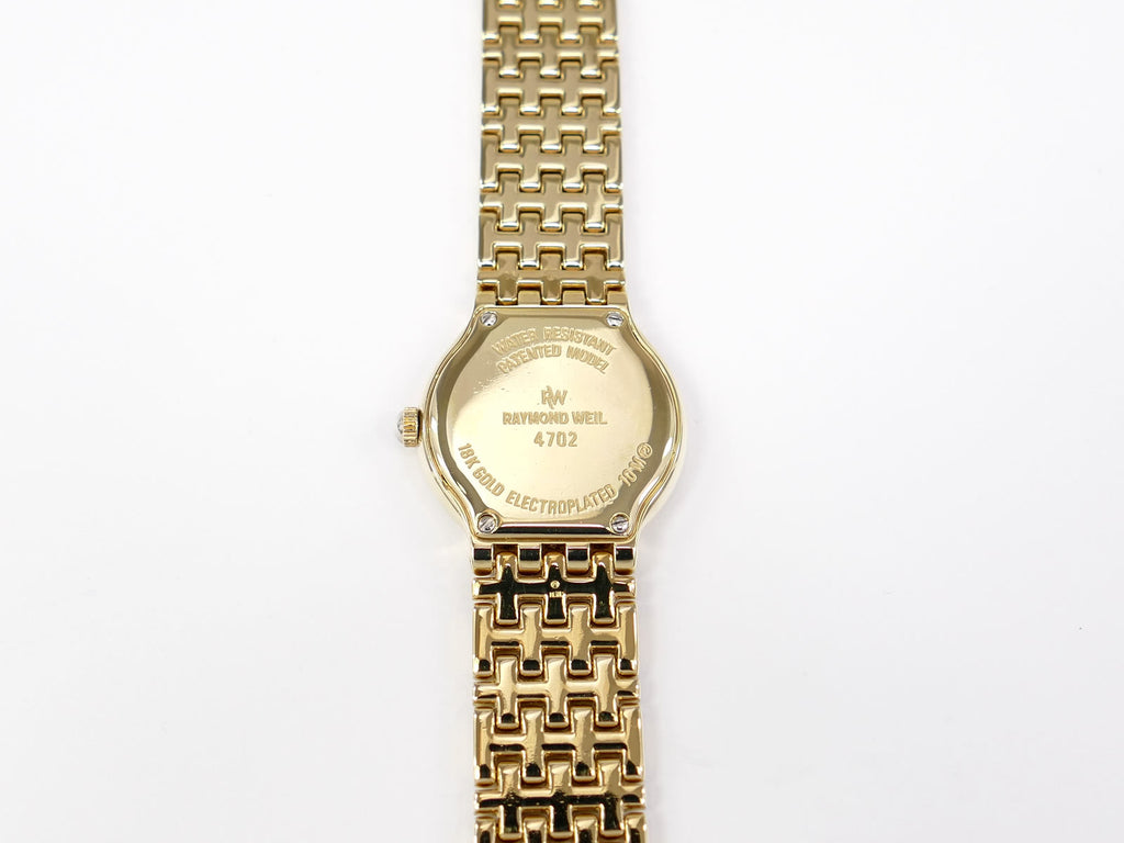 Raymond Weil Fidélio 18k Gold Plated case back 4702
