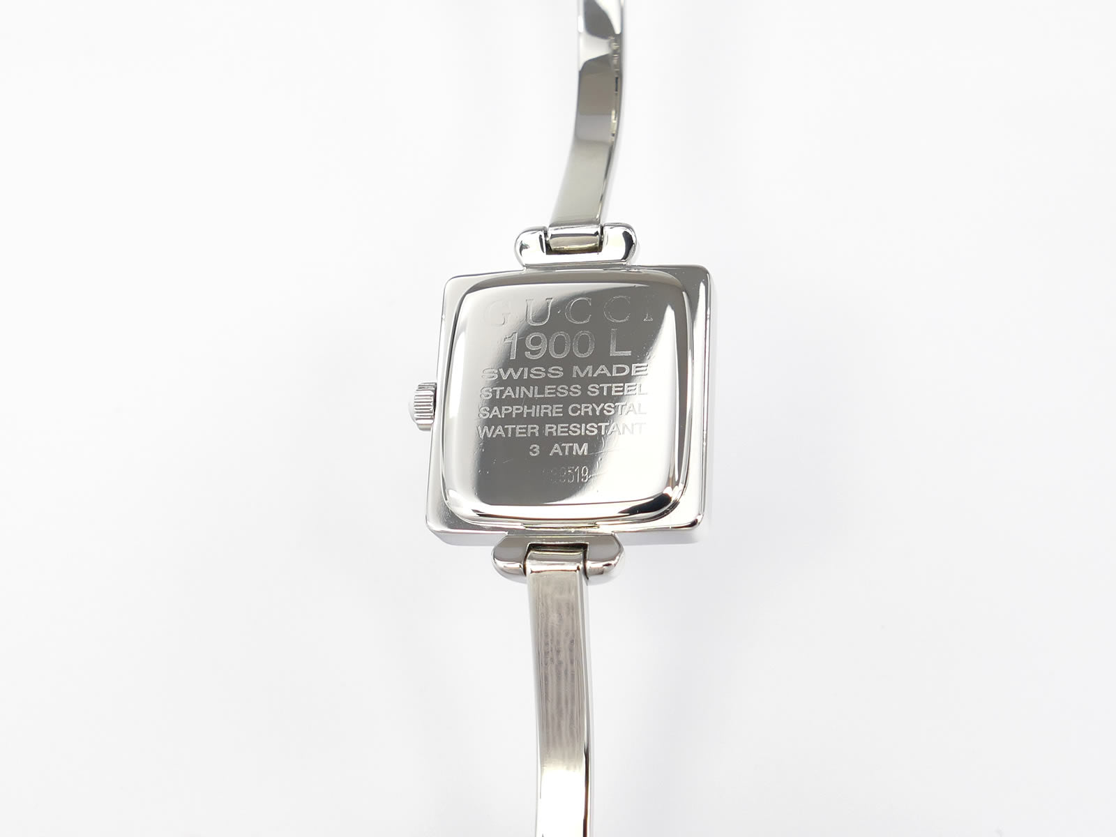 Gucci 1900L Stainless Steel case back