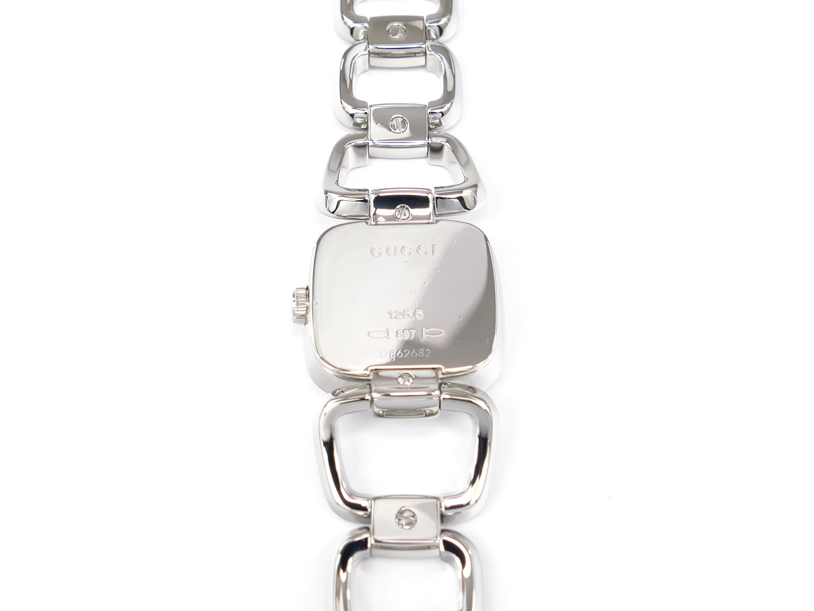Gucci G 125.5 Stainless Steel case back