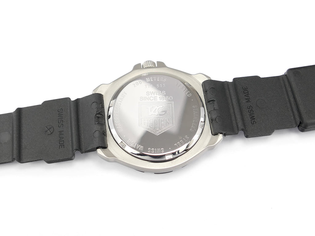 TAG Heuer Formula 1 371.513 stainless steel screw down case back