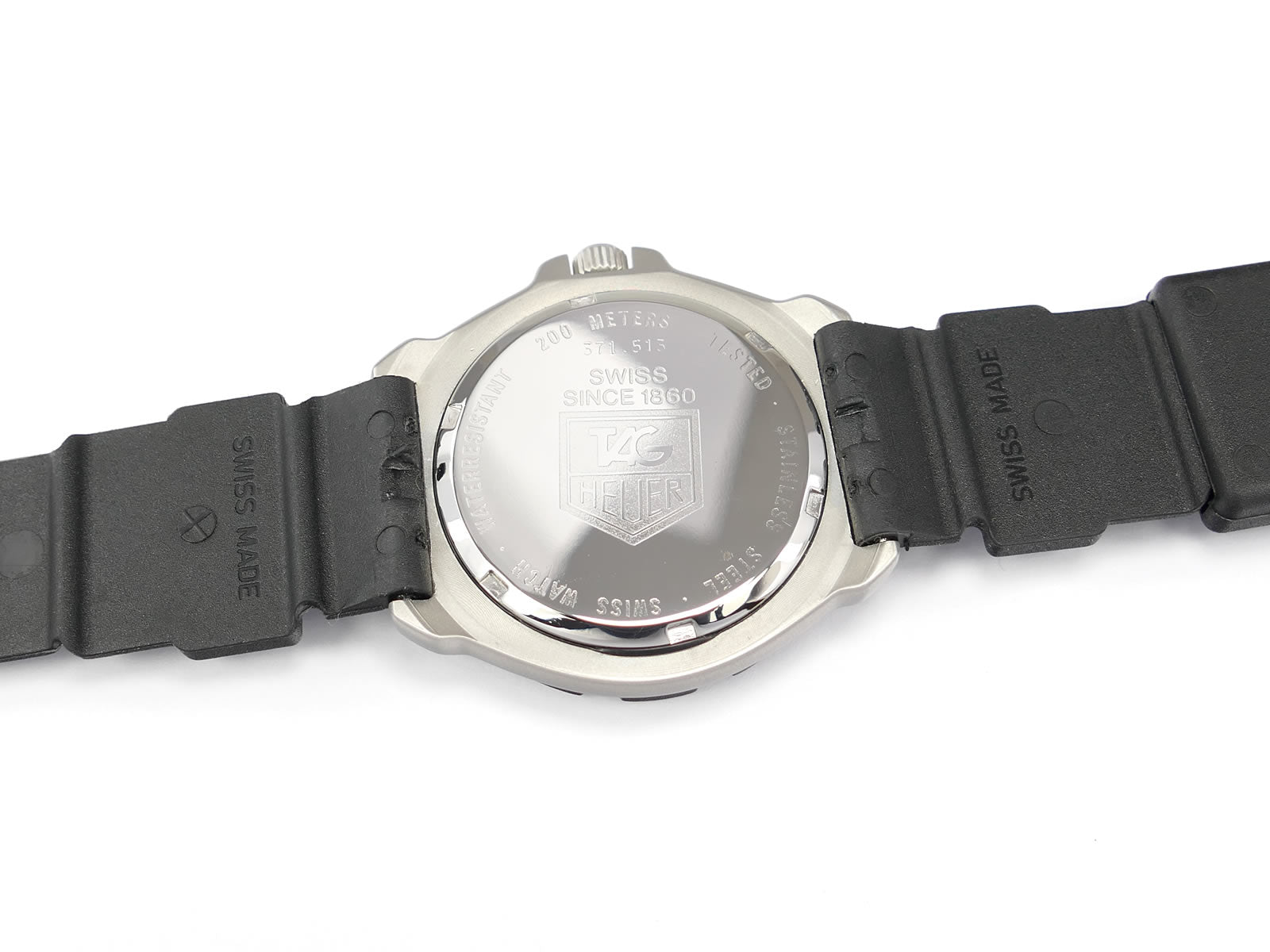 TAG Heuer Formula 1 371.513 stainless steel screw down case back