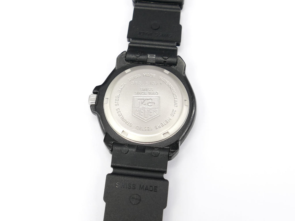 TAG Heuer Formula 1 383.513/1 screw down stainless steel case back
