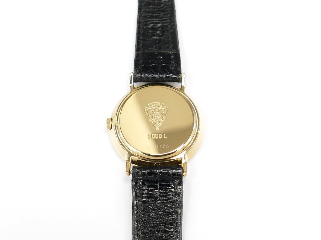 Gucci 3000L 18k Gold Plated case back