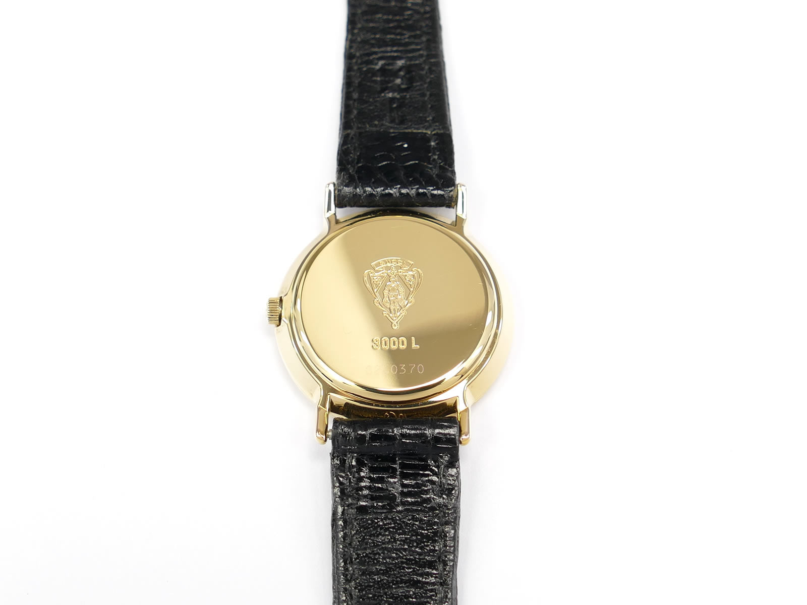 Gucci 3000L 18k Gold Plated case back