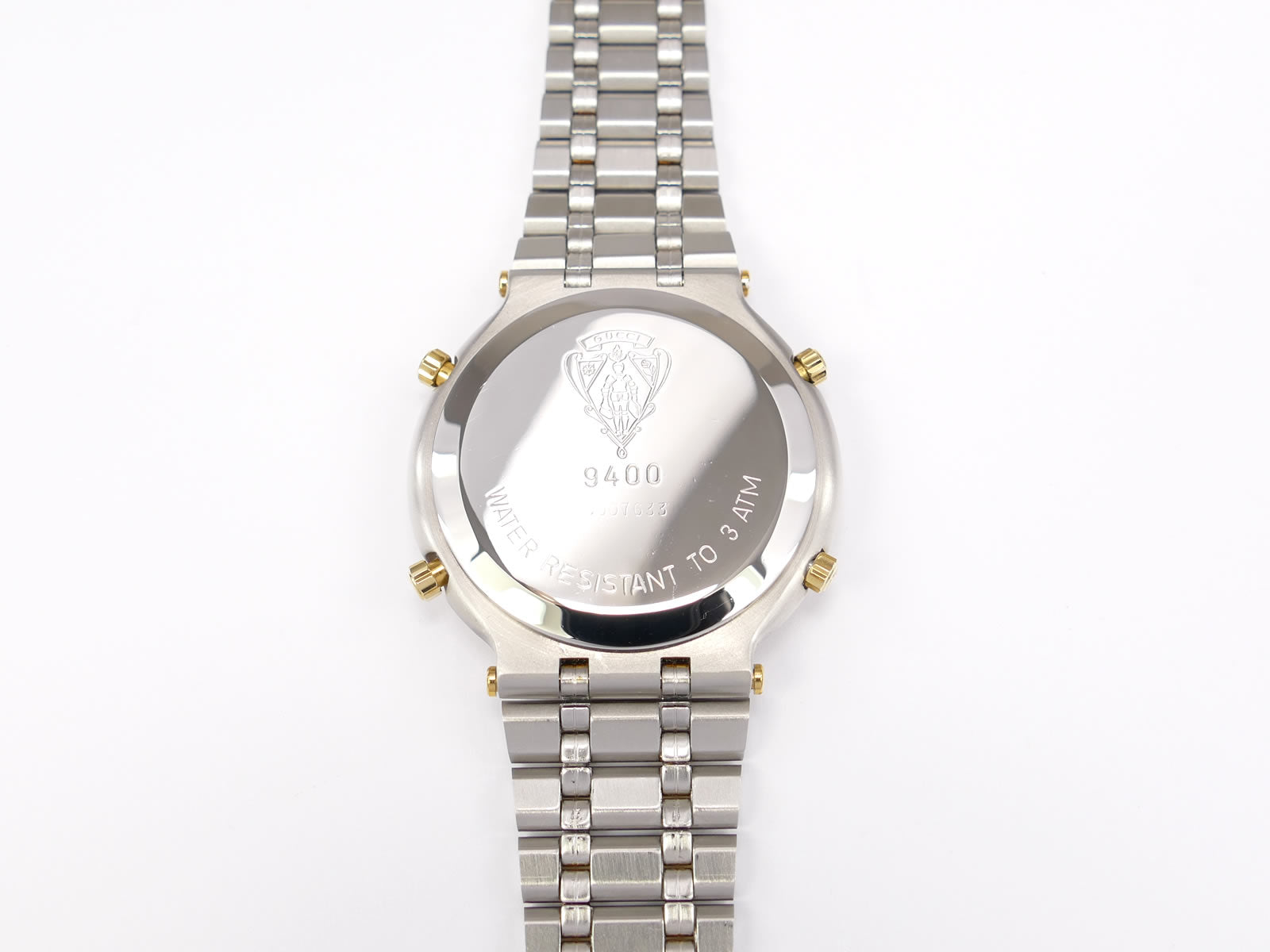 Gucci 9400 Stainless Steel case back
