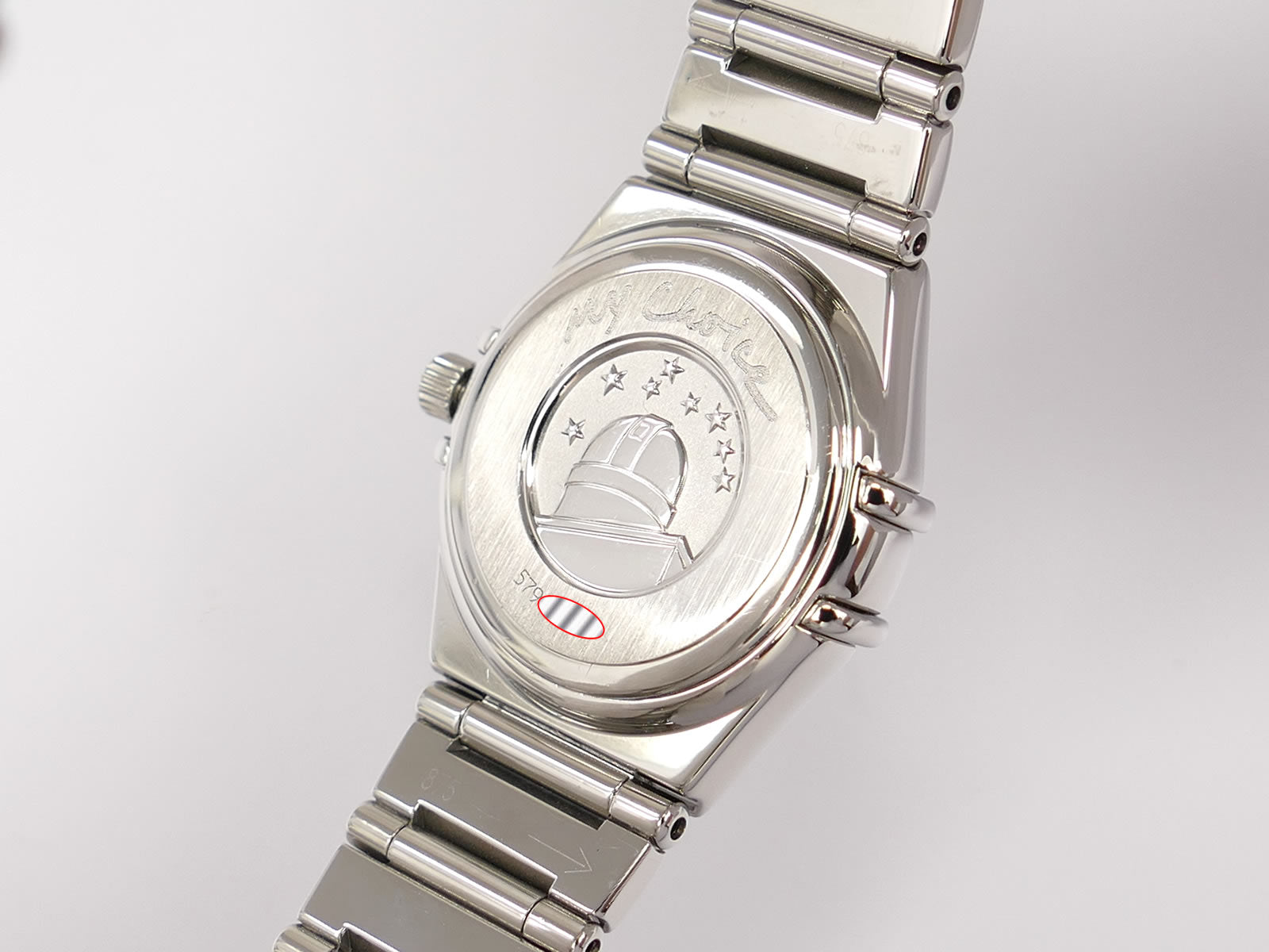Omega Constellation 1566.86.00 stainless steel case back