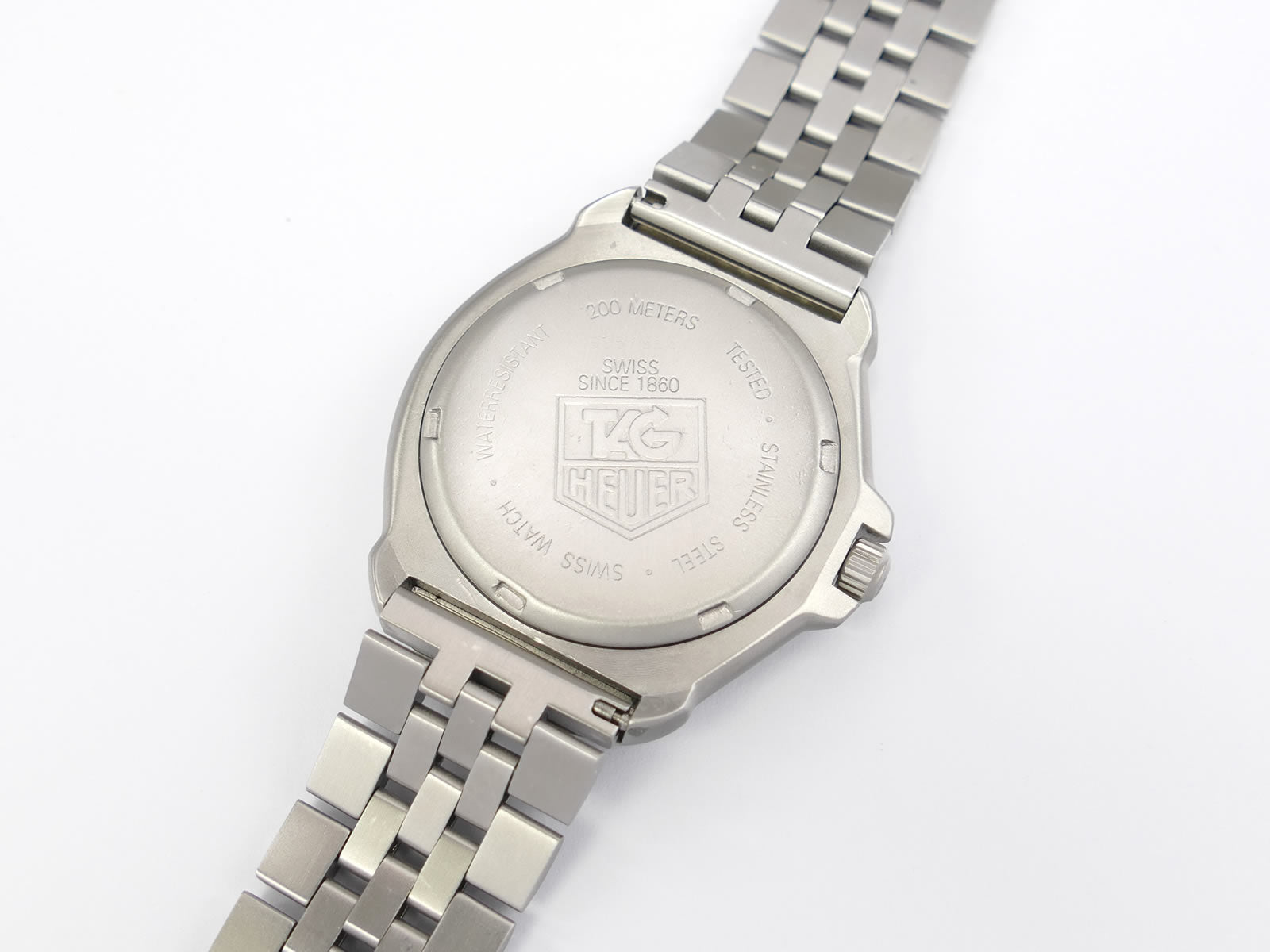 TAG Heuer Formula 1 375.513 stainless steel screw down case back