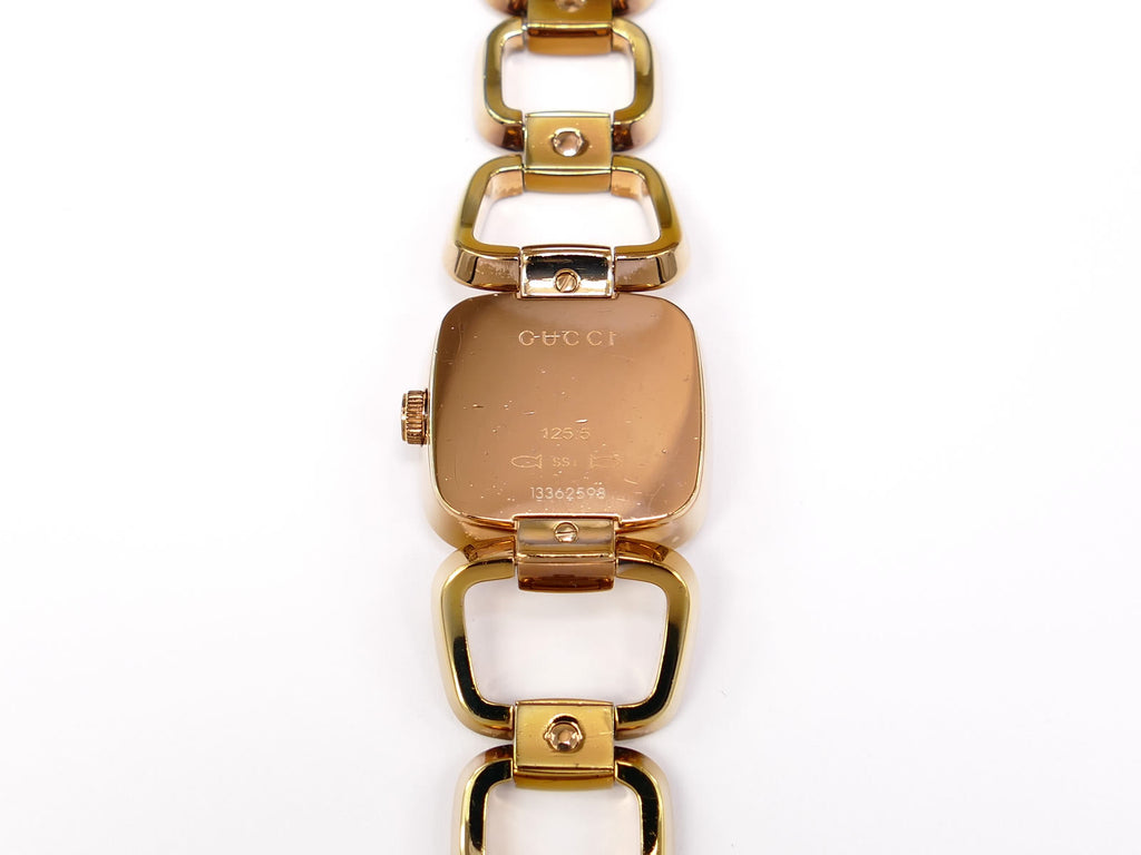 Gucci G 125.5 Rose Gold PVD case back