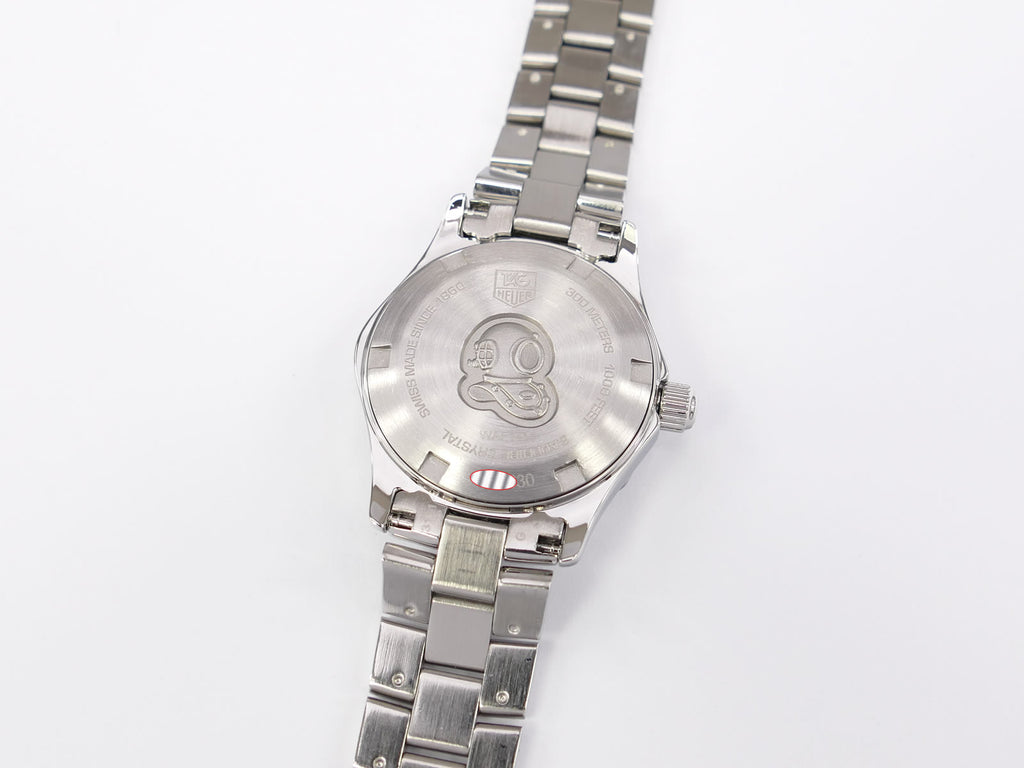 TAG Heuer Aquaracer WAF1415 stainless steel screw down case back