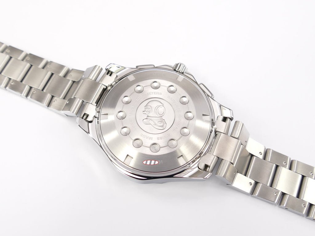 TAG Heuer Aquaracer Chronotimer CAF1010-0 stainless steel screw down case back