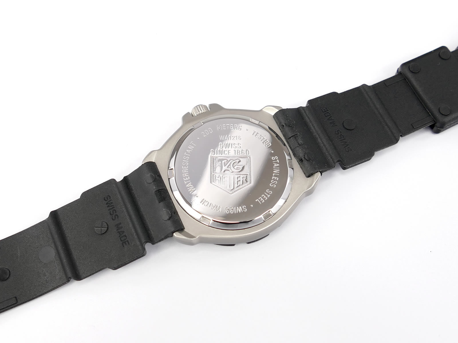 TAG Heuer Formula 1 WA1216 stainless steel screw down case back