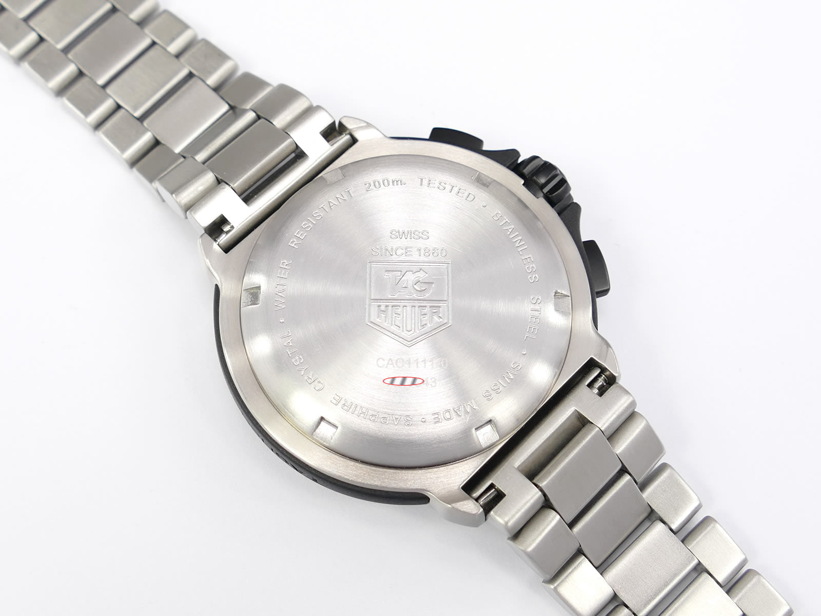 TAG Heuer Formula 1 CAC1111.BA0850 screw down case back