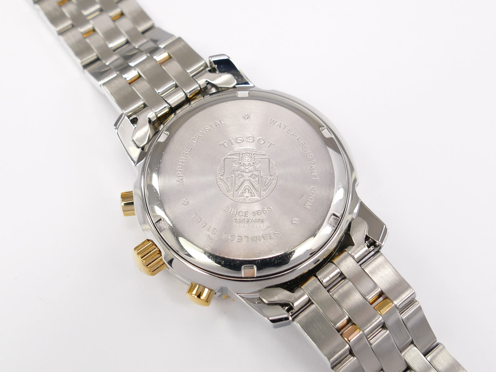 Tissot T-Sport PRS200 stainless steel screw down case back