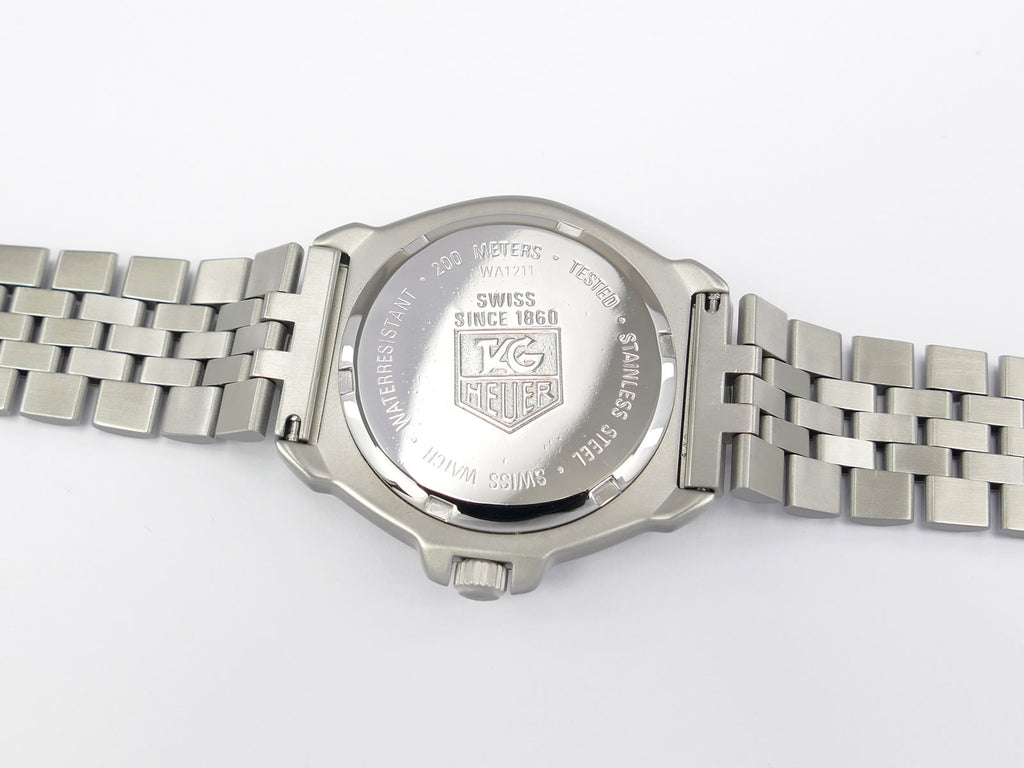 TAG Heuer Formula 1 WA1211 stainless steel screw down case back
