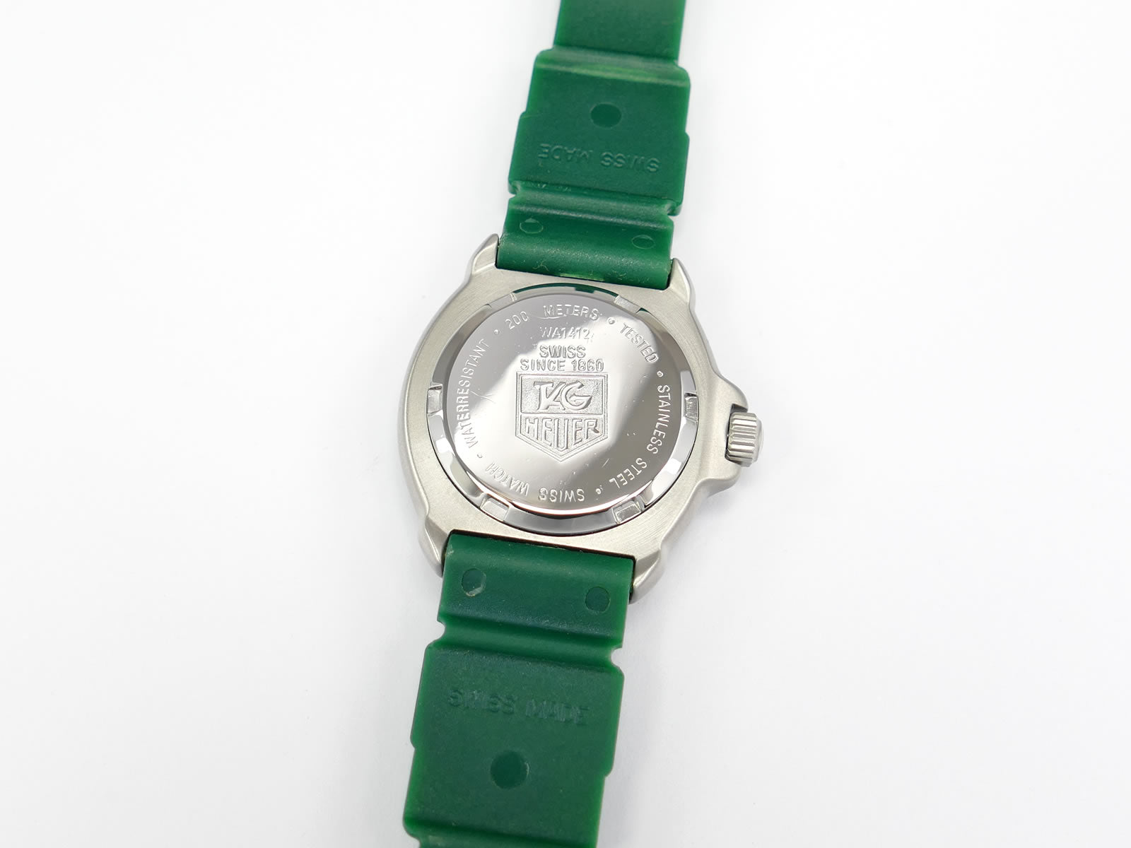 TAG Heuer Formula 1 WA1412 stainless steel screw down case back